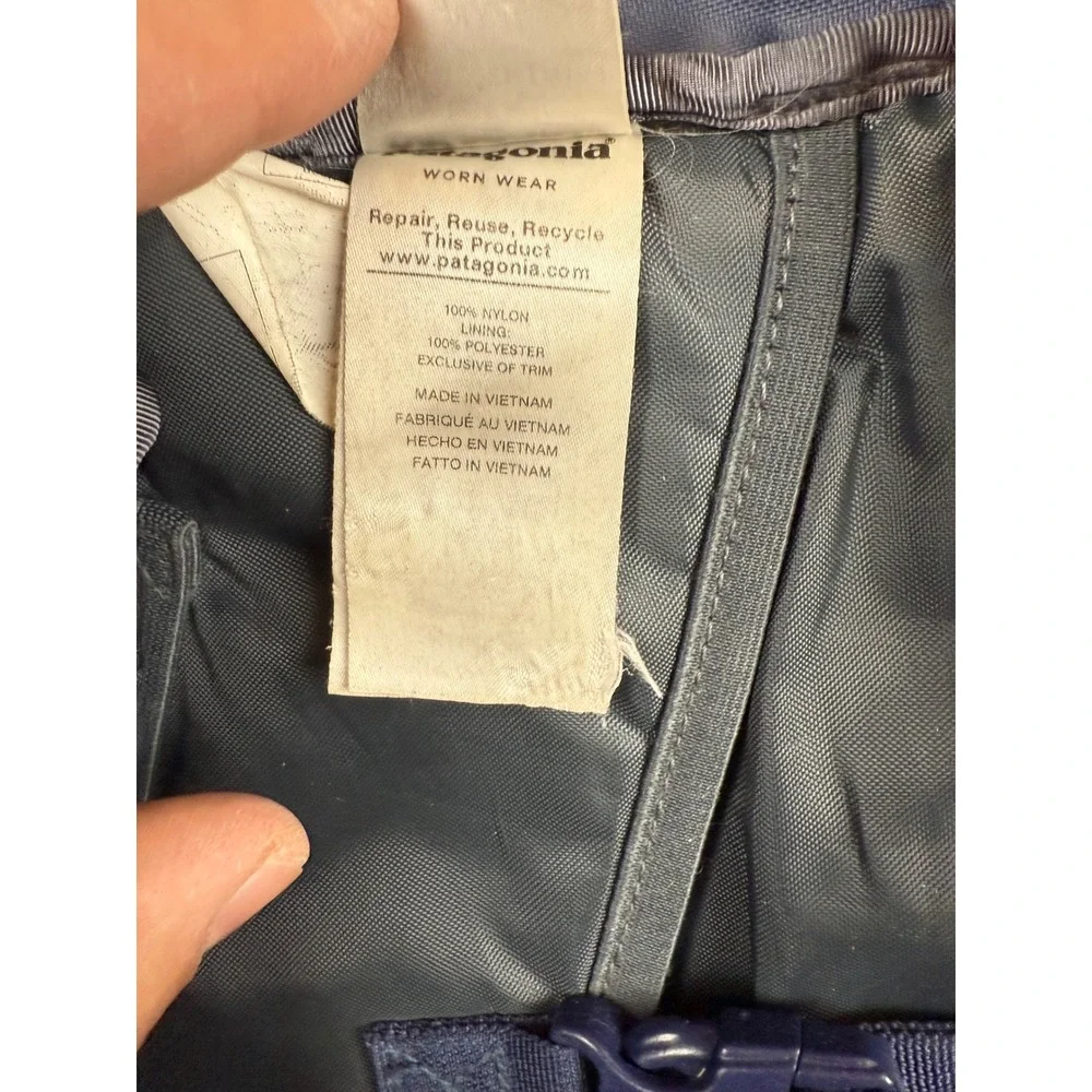 Patagonia Navy‎ Blue Backpack Travel School Outdoor Gear